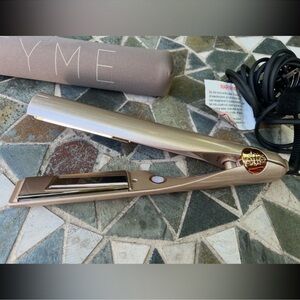 Tyme pro 2-in-1 curling & straightening iron